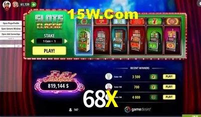68X - cassino ao vivo
